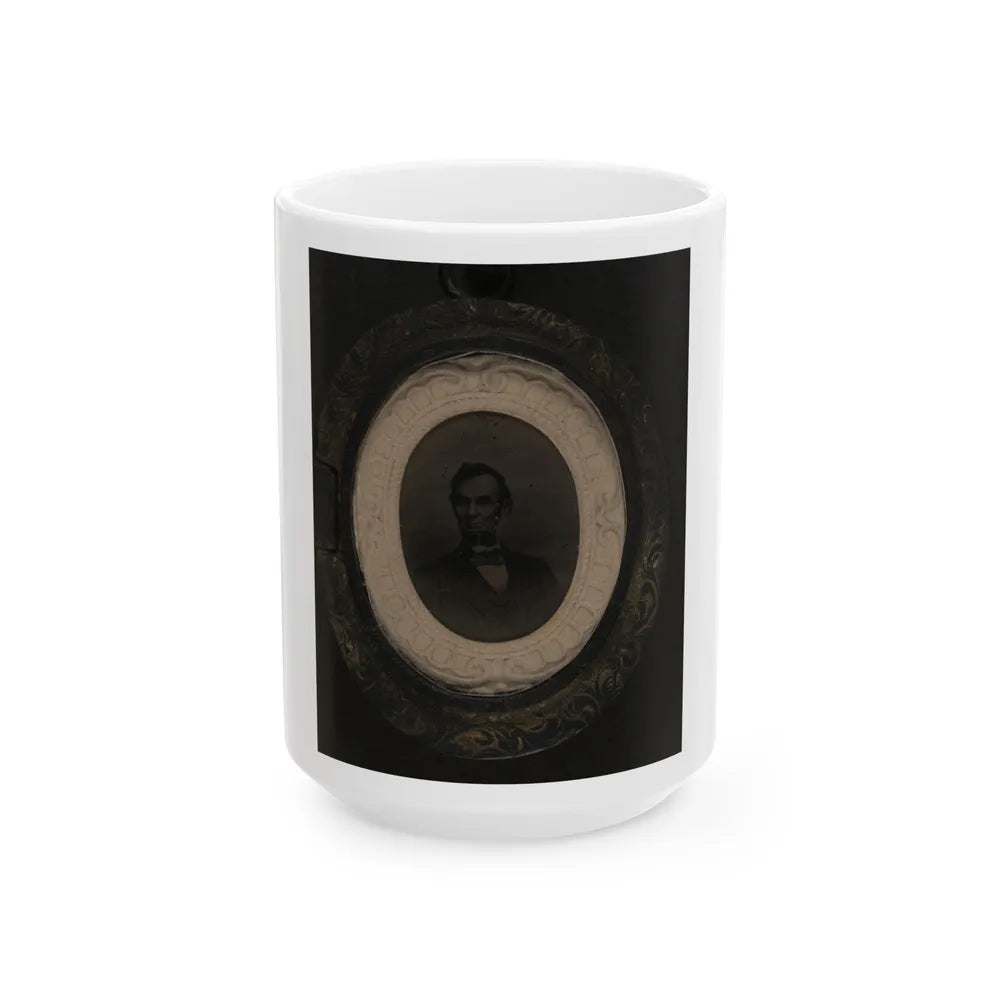 Abraham Lincoln (U.S. Civil War) White Coffee Mug-15oz-Go Mug Yourself