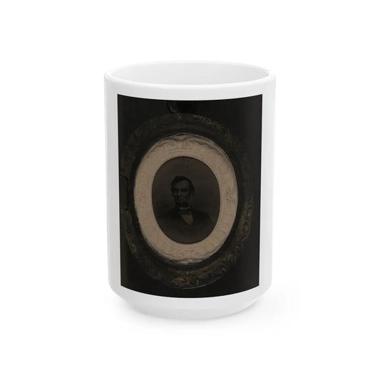 Abraham Lincoln (U.S. Civil War) White Coffee Mug-15oz-Go Mug Yourself