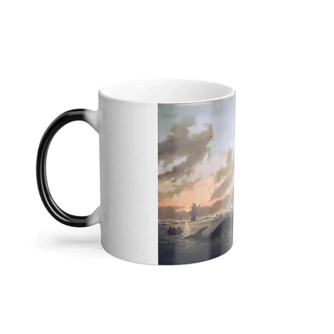 Abraham Storck (1644-1708) Dutch whalers near Spitsbergen - 1690 - Color Changing Mug 11oz - Go Mug Yourself