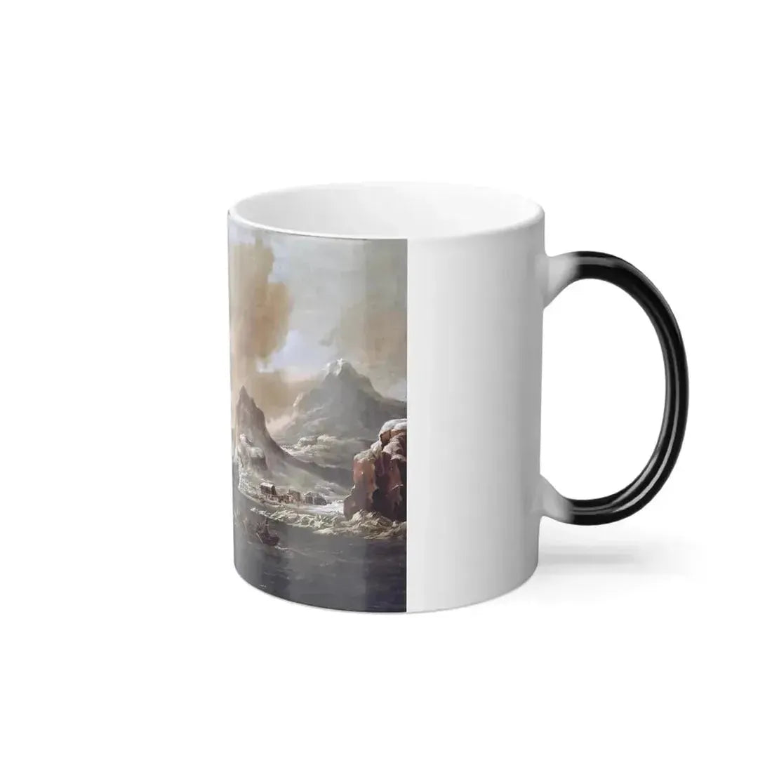 Abraham Storck (1644-1708) Dutch whalers near Spitsbergen - 1690 - Color Changing Mug 11oz - Go Mug Yourself
