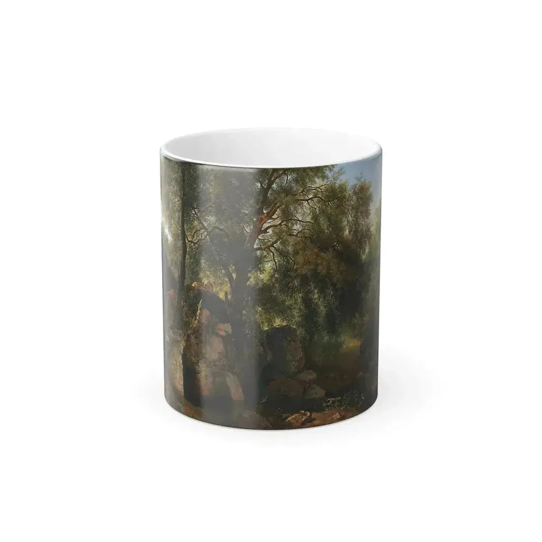 Abraham Teerlink (1776-1857) View of the park of the Villa Chigi in Ariccia - 1822 - Color Changing Mug 11oz 11oz - Go Mug Yourself