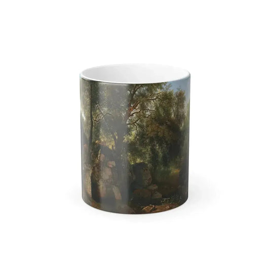 Abraham Teerlink (1776-1857) View of the park of the Villa Chigi in Ariccia - 1822 - Color Changing Mug 11oz 11oz - Go Mug Yourself