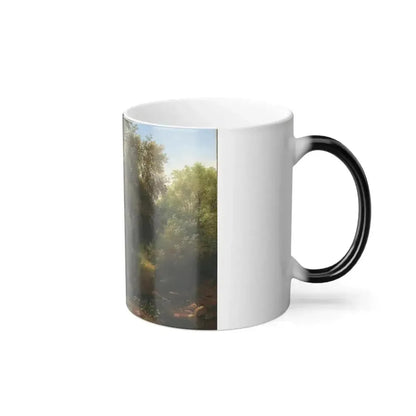 Abraham Teerlink (1776-1857) View of the park of the Villa Chigi in Ariccia - 1822 - Color Changing Mug 11oz - Go Mug Yourself