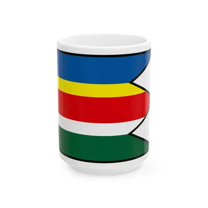 Abramova Turcianske Teplice Flag (Slovakia) White Coffee Mug 15oz - Go Mug Yourself