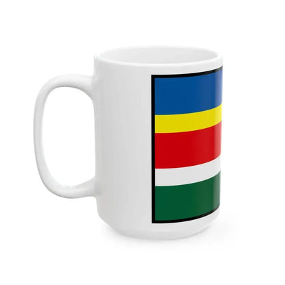 Abramova Turcianske Teplice Flag (Slovakia) White Coffee Mug - Go Mug Yourself
