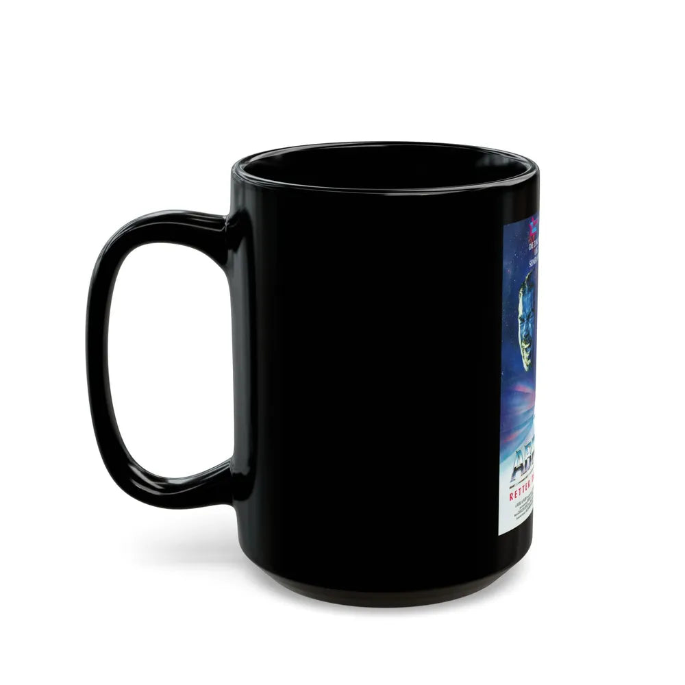 ABRAXAS 1990 Movie Poster - Black Coffee Mug-Go Mug Yourself