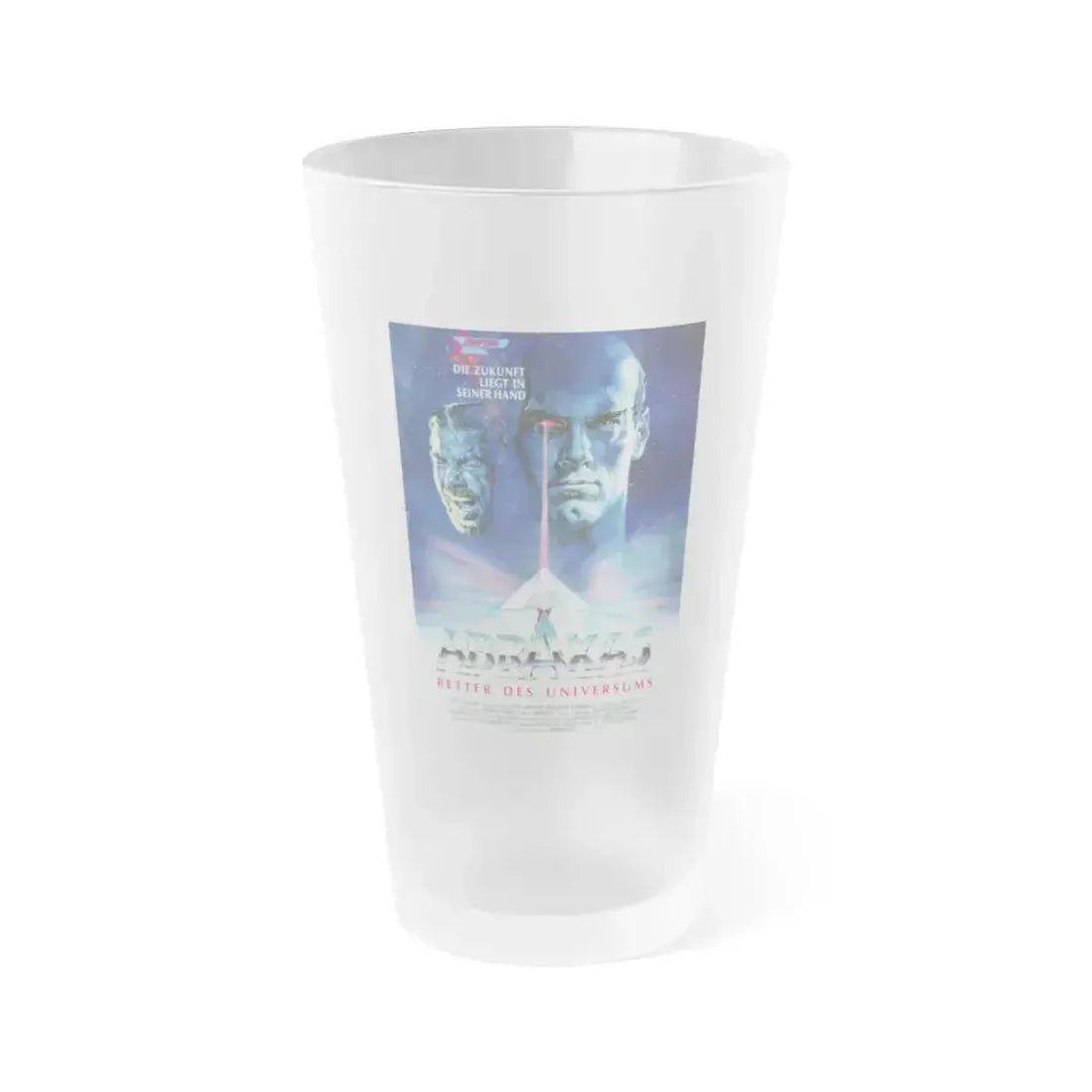ABRAXAS 1990 Movie Poster - Frosted Pint Glass 16oz 16oz Frosted - Go Mug Yourself