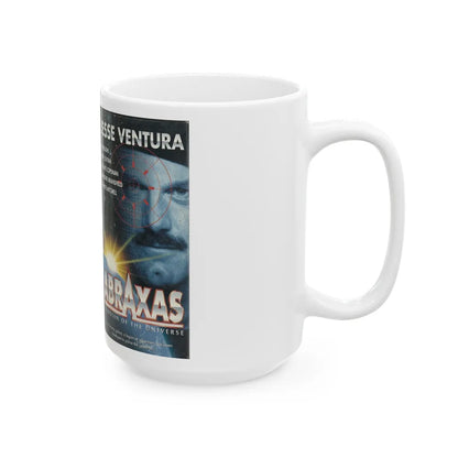 ABRAXAS GUARDIAN OF THE UNIVERSE (VHS COVER) - White Coffee Mug-Go Mug Yourself