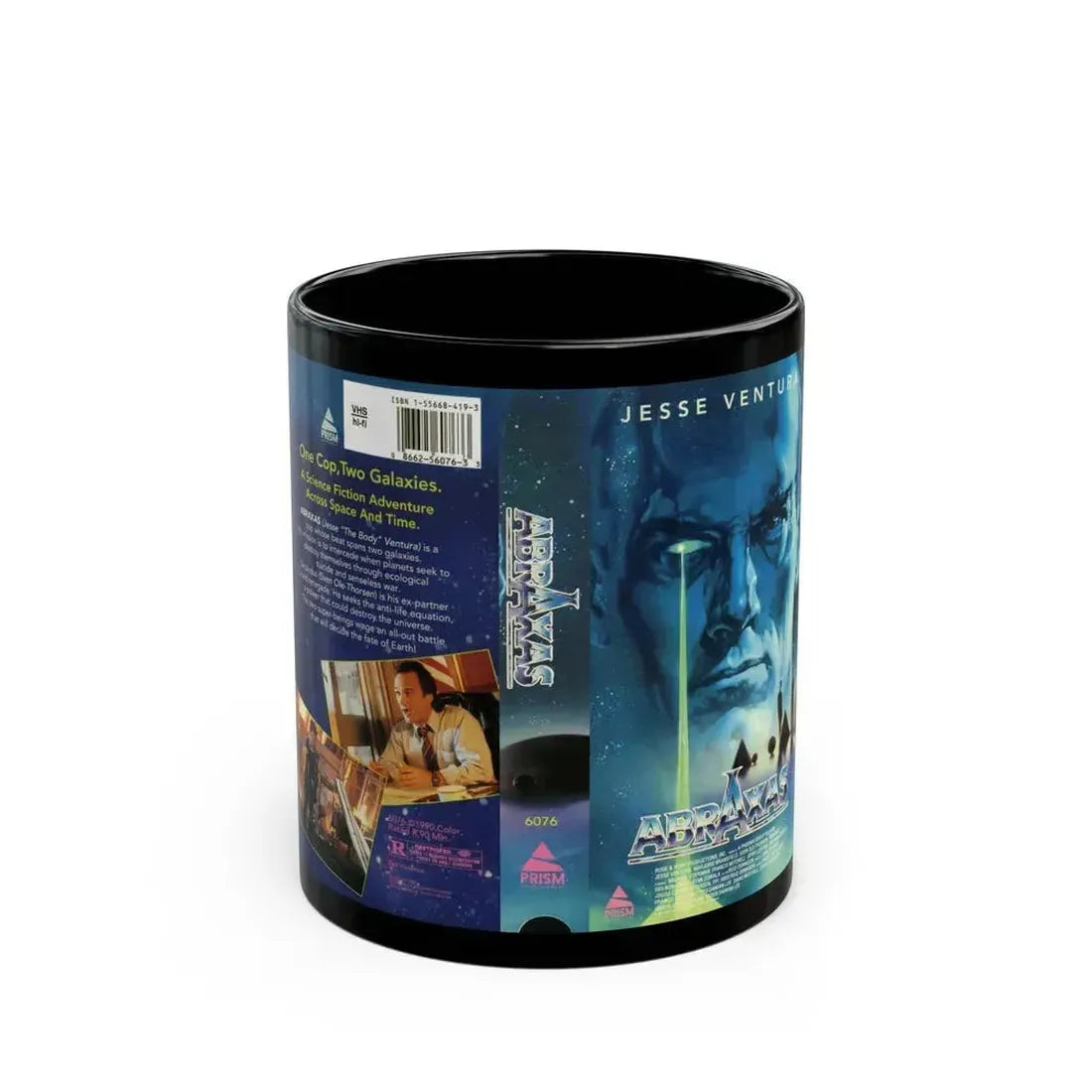 ABRAXAS (VHS COVER) - Black Coffee Mug 11oz - Go Mug Yourself