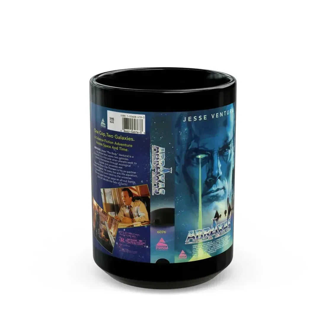 ABRAXAS (VHS COVER) - Black Coffee Mug 15oz - Go Mug Yourself