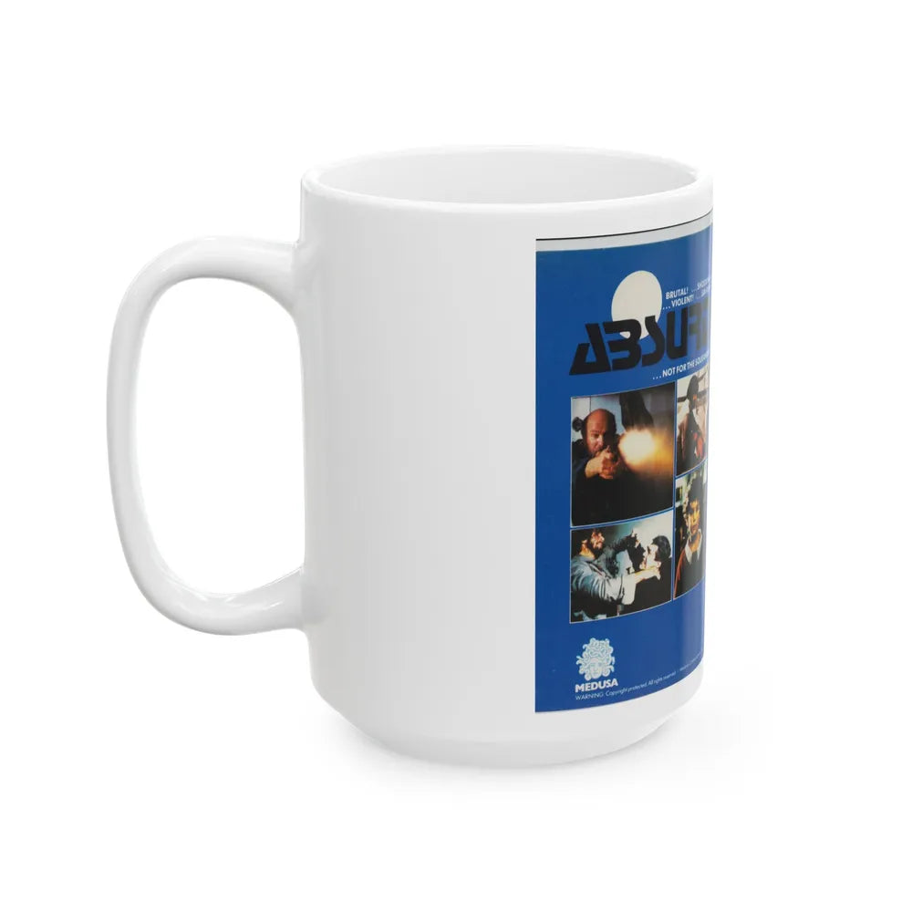 ABSURD MEDUSA HOME VIDEO (VHS COVER) - White Coffee Mug-Go Mug Yourself