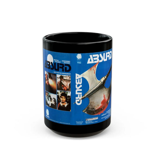 ABSURD VERSION 2 (VHS COVER) - Black Coffee Mug-15oz-Go Mug Yourself