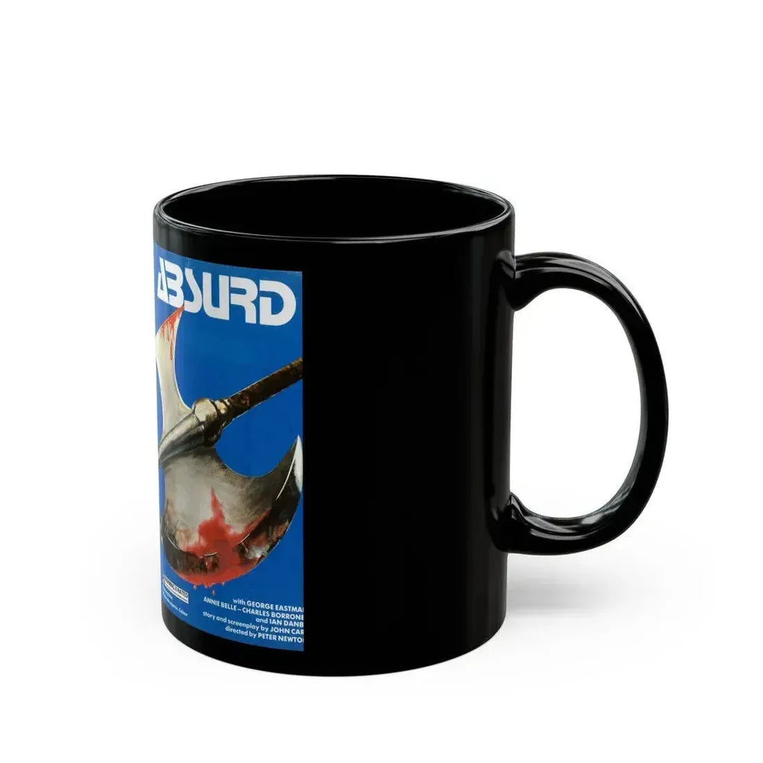 ABSURD VERSION 2 (VHS COVER) - Black Coffee Mug - Go Mug Yourself