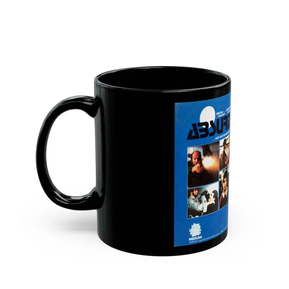 ABSURD VERSION 2 (VHS COVER) - Black Coffee Mug-Go Mug Yourself