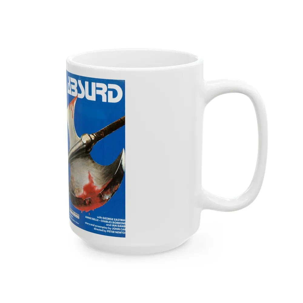 ABSURD VERSION 2 (VHS COVER) - White Coffee Mug-Go Mug Yourself