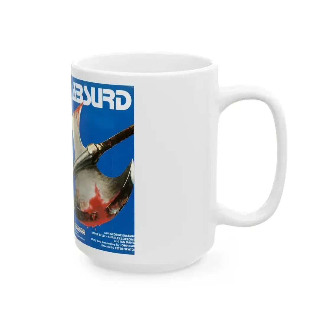 ABSURD (VHS COVER) - White Coffee Mug - Go Mug Yourself