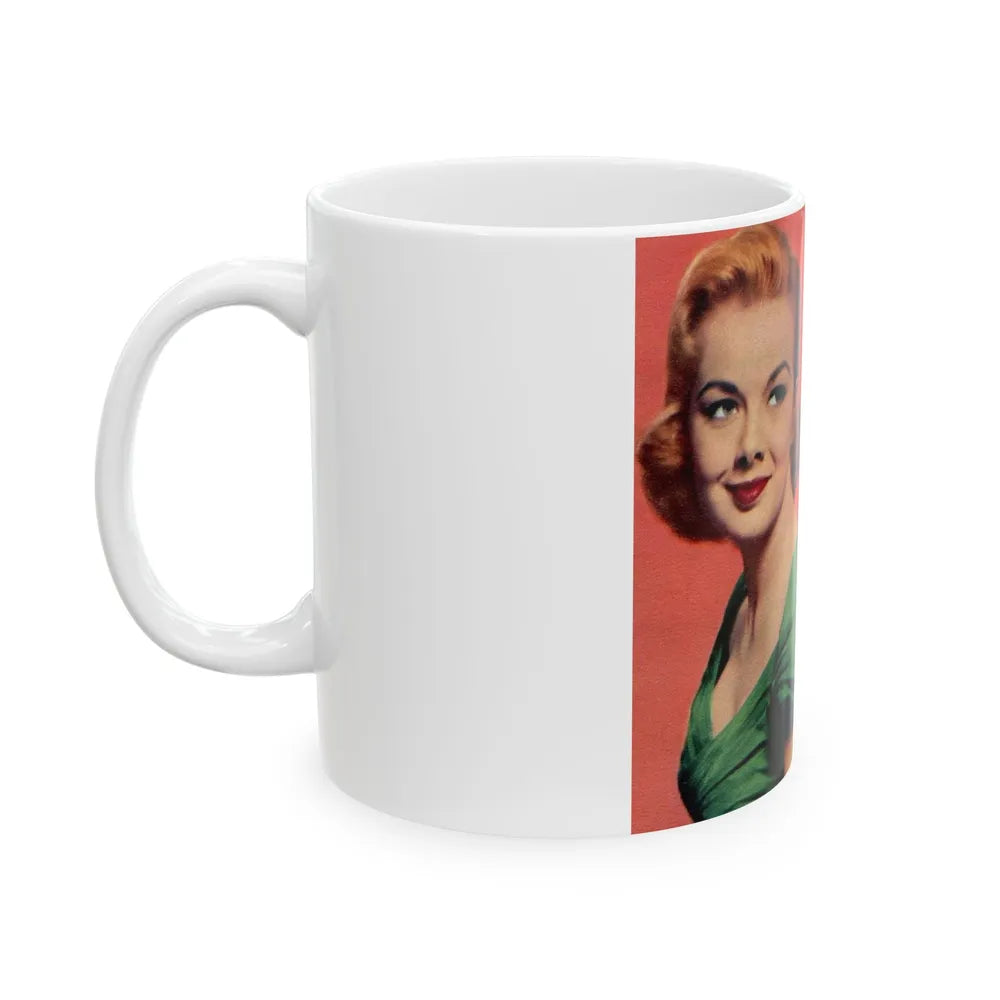 Leslie Parrish #164 (Vintage Female Icon) White Coffee Mug-Go Mug Yourself