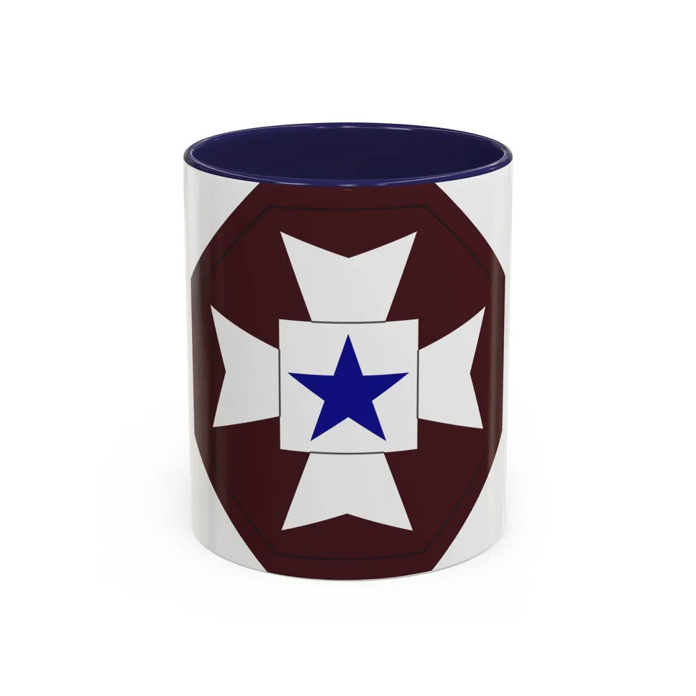 Medical Command Europe (U.S. Army) Accent Coffee Mug-11oz-Navy-Go Mug Yourself