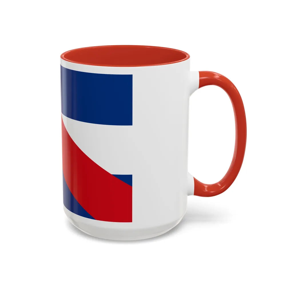 Flag of Federalist Party - Accent Coffee Mug-Go Mug Yourself