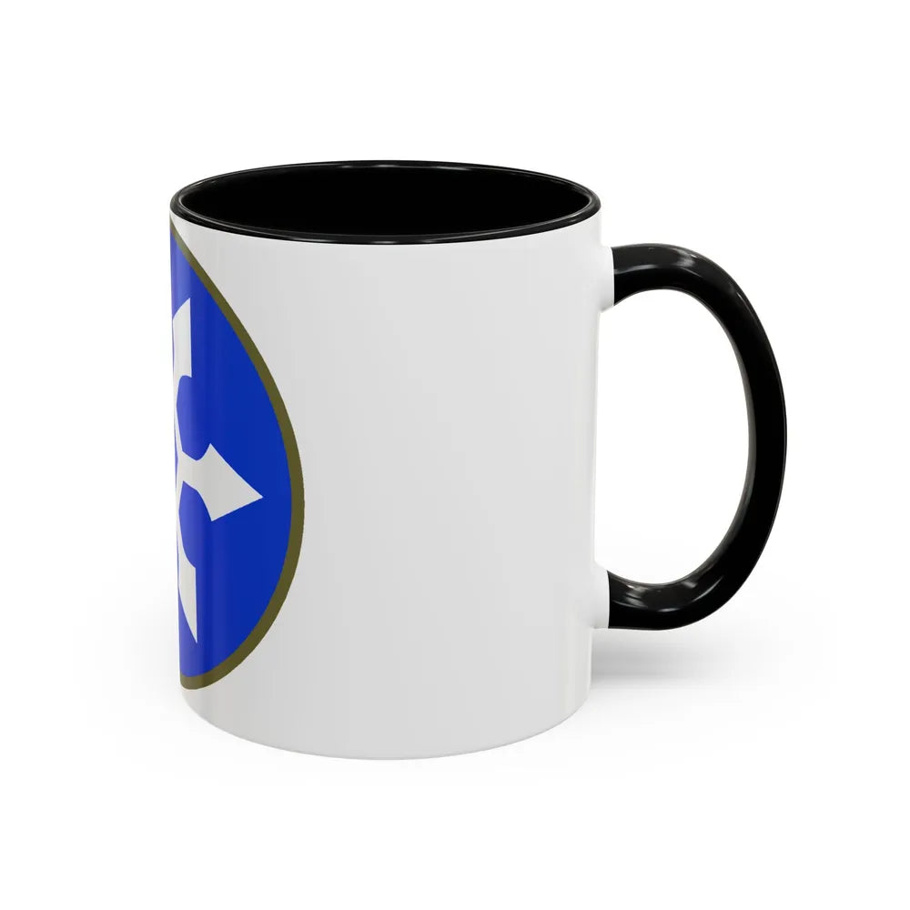 XXXIII Corps (U.S. Army) Accent Coffee Mug-Go Mug Yourself