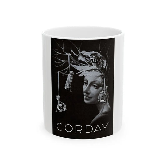 Corday advertisement, 1945 - White Coffee Mug-11oz-Go Mug Yourself