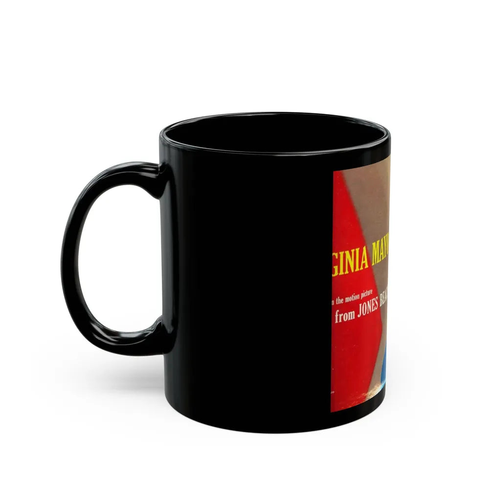 Virginia Mayo #42 - Movie Add (Vintage Female Icon) Black Coffee Mug-Go Mug Yourself