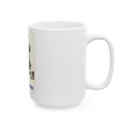 Soviet Era Poster 587 - White Coffee Mug-Go Mug Yourself