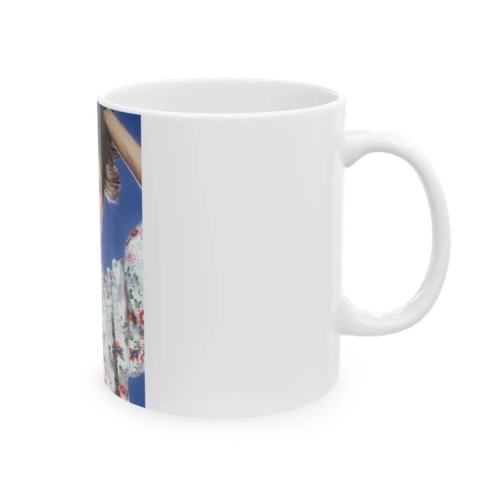 Lynda Carter #251 (Vintage Female Icon) White Coffee Mug-Go Mug Yourself