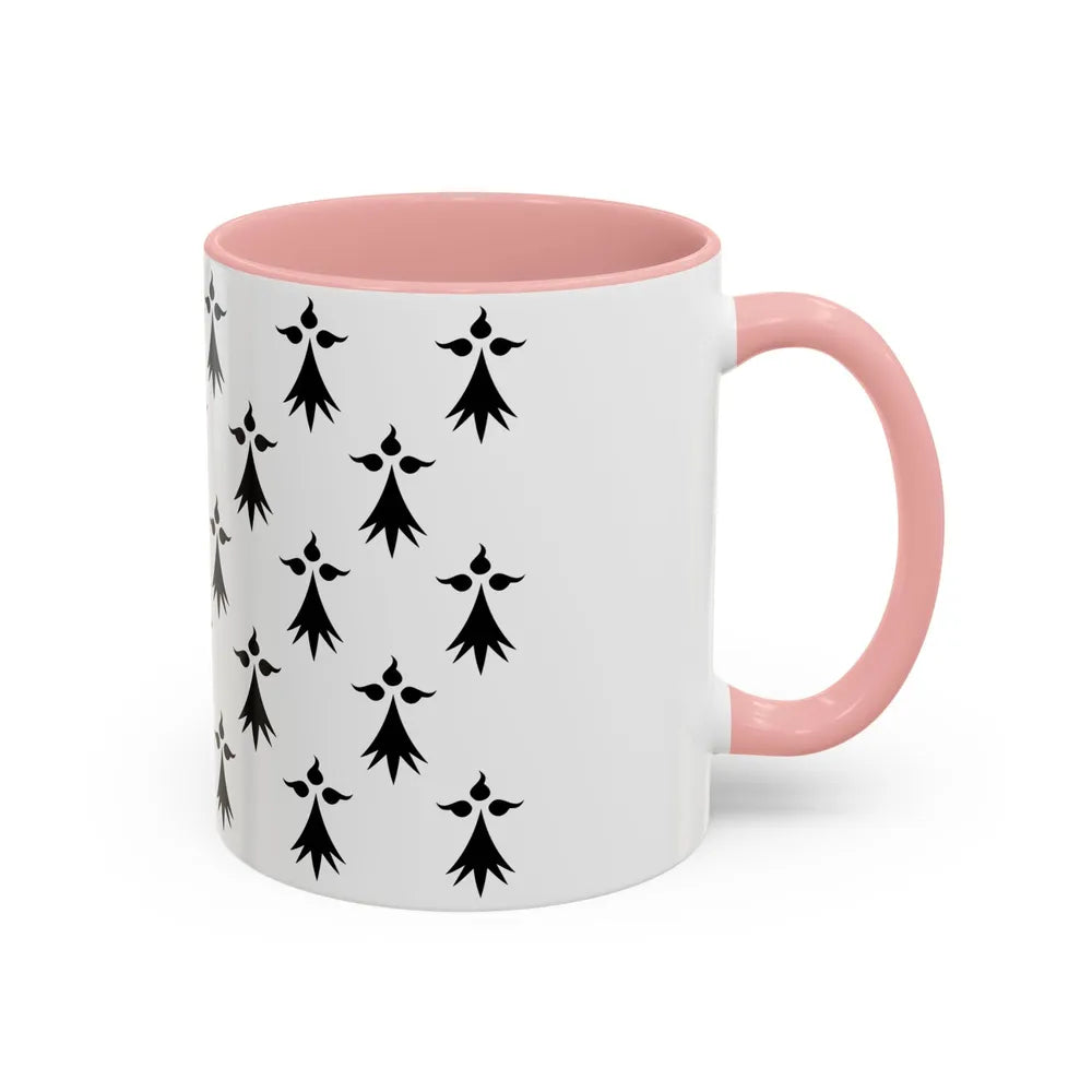 Flag of Bretagne3 France - Accent Coffee Mug-Go Mug Yourself