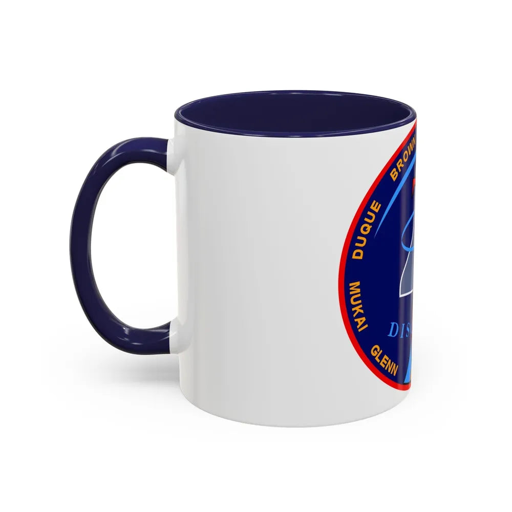 STS 95 (NASA) Accent Coffee Mug-Go Mug Yourself