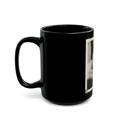 Karin Booth #17 (Vintage Female Icon) Black Coffee Mug-Go Mug Yourself