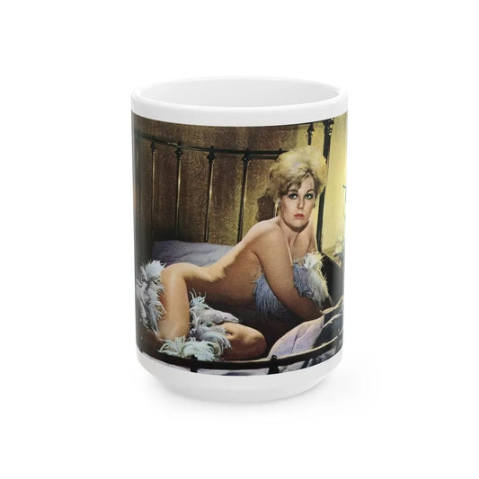 Kim Novak #342 (Vintage Female Icon) White Coffee Mug-15oz-Go Mug Yourself