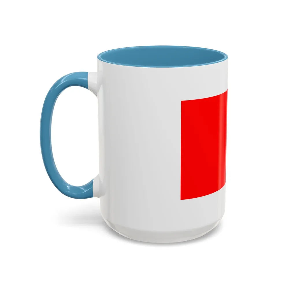 Flag of Hamrun Malta - Accent Coffee Mug-Go Mug Yourself