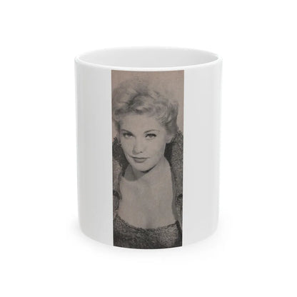 Kim Novak #177 - Scanned Mag. 66 Photos (Vintage Female Icon) White Coffee Mug-11oz-Go Mug Yourself