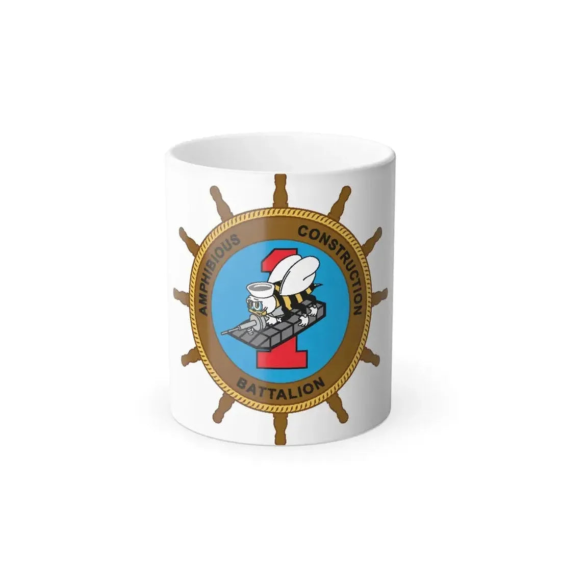 ACB 1 Seabee (U.S. Navy) Color Changing Mug 11oz Default Title 11oz - Go Mug Yourself
