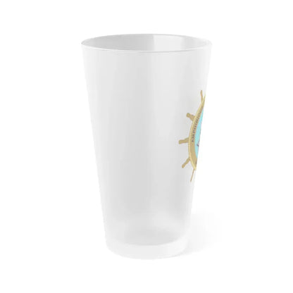 ACB 1 Seabee (U.S. Navy) Frosted Pint Glass 16oz - Go Mug Yourself