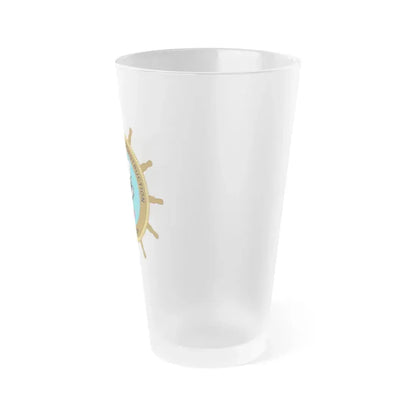 ACB 1 Seabee (U.S. Navy) Frosted Pint Glass 16oz - Go Mug Yourself