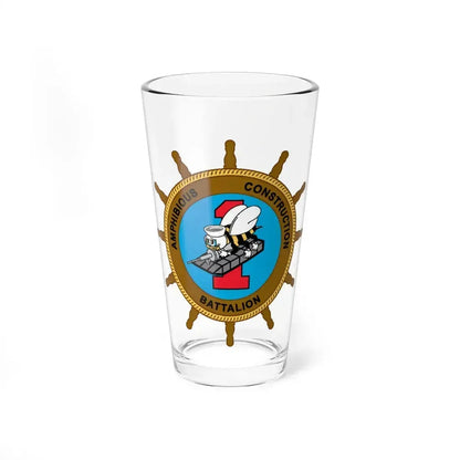 ACB 1 Seabee (U.S. Navy) Pint Glass 16oz 16oz - Go Mug Yourself