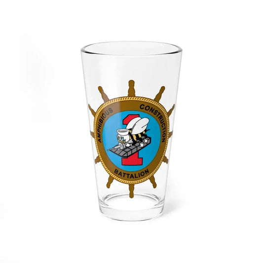 ACB 1 Seabee (U.S. Navy) Pint Glass 16oz 16oz - Go Mug Yourself