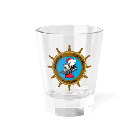 ACB 1 Seabee (U.S. Navy) Shot Glass 1.5oz 1.5oz - Go Mug Yourself