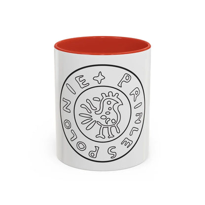 Emblem of Civitas Schinesghe - Accent Coffee Mug-11oz-Red-Go Mug Yourself