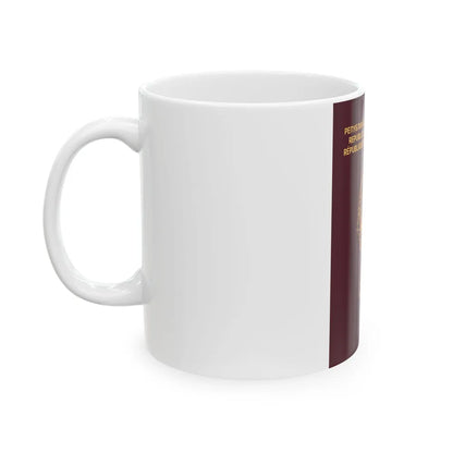 Macedonian Passport - White Coffee Mug-Go Mug Yourself