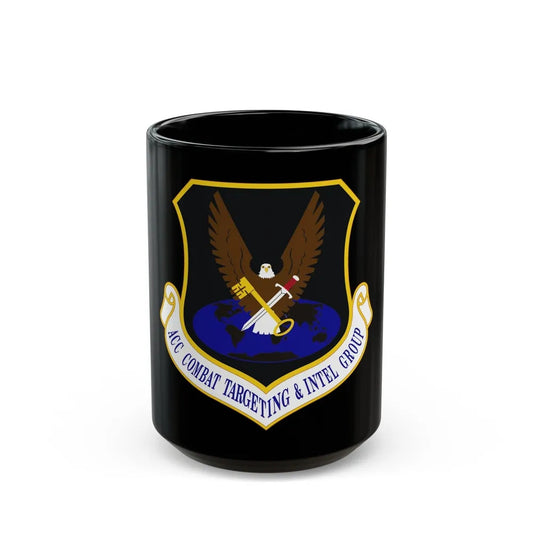 ACC Combat Targeting & Intelligence Group (U.S. Air Force) Black Coffee Mug-15oz-Go Mug Yourself