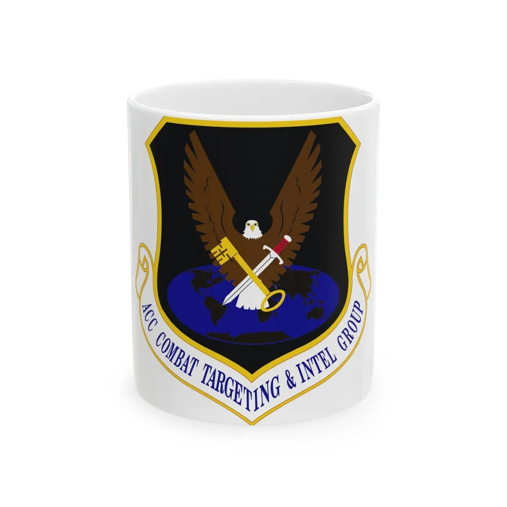 ACC Combat Targeting & Intelligence Group (U.S. Air Force) White Coffee Mug-11oz-Go Mug Yourself