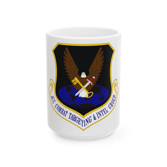 ACC Combat Targeting & Intelligence Group (U.S. Air Force) White Coffee Mug-15oz-Go Mug Yourself