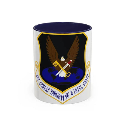 ACC Combat Targeting & Intelligence Group (U.S. Air Force) Accent Coffee Mug 11oz Navy - Go Mug Yourself