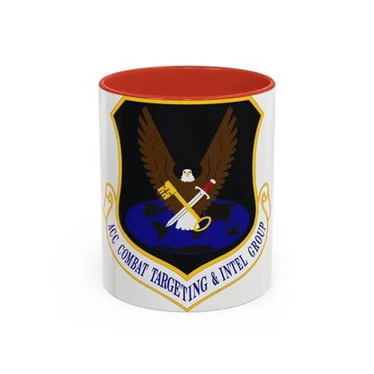 ACC Combat Targeting & Intelligence Group (U.S. Air Force) Accent Coffee Mug 11oz Red - Go Mug Yourself