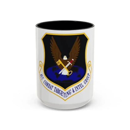 ACC Combat Targeting & Intelligence Group (U.S. Air Force) Accent Coffee Mug 15oz Black - Go Mug Yourself
