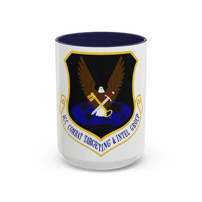 ACC Combat Targeting & Intelligence Group (U.S. Air Force) Accent Coffee Mug 15oz Navy - Go Mug Yourself