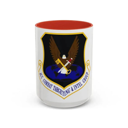 ACC Combat Targeting & Intelligence Group (U.S. Air Force) Accent Coffee Mug 15oz Red - Go Mug Yourself